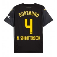 Camisa de time de futebol Borussia Dortmund Nico Schlotterbeck #4 Replicas 2º Equipamento 2024-25 Manga Curta